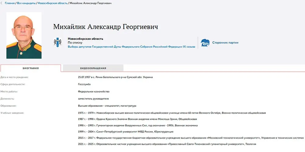 Александр Михайлик попал в первую тройку партийного списка «Единой России» в Новосибирской области. При определённых условиях он может получить место в Госдуме, если кандидат, занявший второе место, откажется от мандата. Окончательное распределение мест зависит от формирования региональных групп, в том числе возможности объединения с Омской областью.