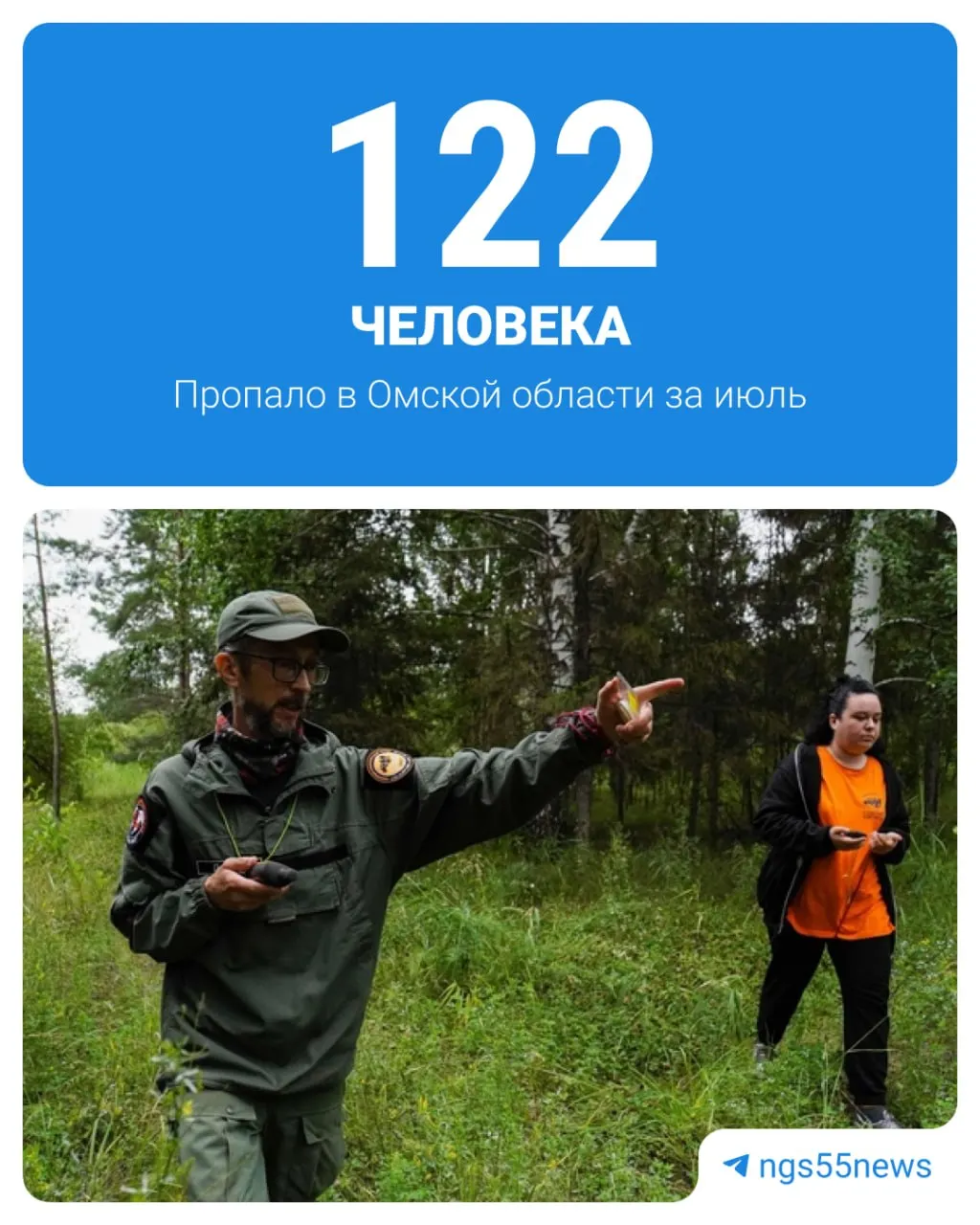 За месяц в регионе пропали 122 человека: 84 нашли живыми, 8 — погибшими; 12 нашли родственников, 11 — личности установлены; трое остаются без вести, ещё одна заявка передана в проект «Жди меня». Поисковые мероприятия продолжаются.