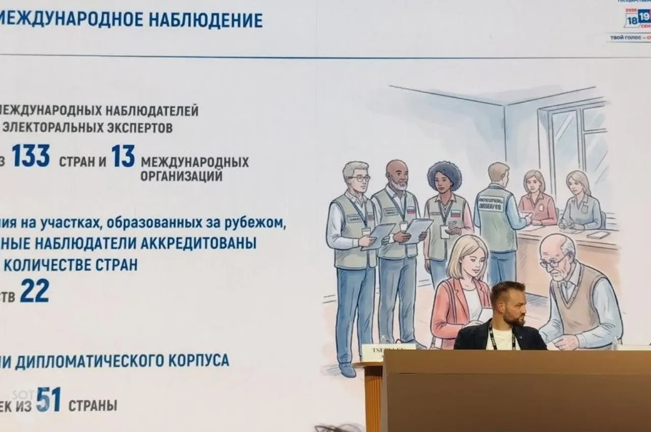 Участники обсудили влияние Запада на восприятие выборов, кибератаки на избирательные комиссии и предложение вернуться к формату однодневного голосования; обсуждение также коснулось явки в новых регионах и реакции наблюдателей.
