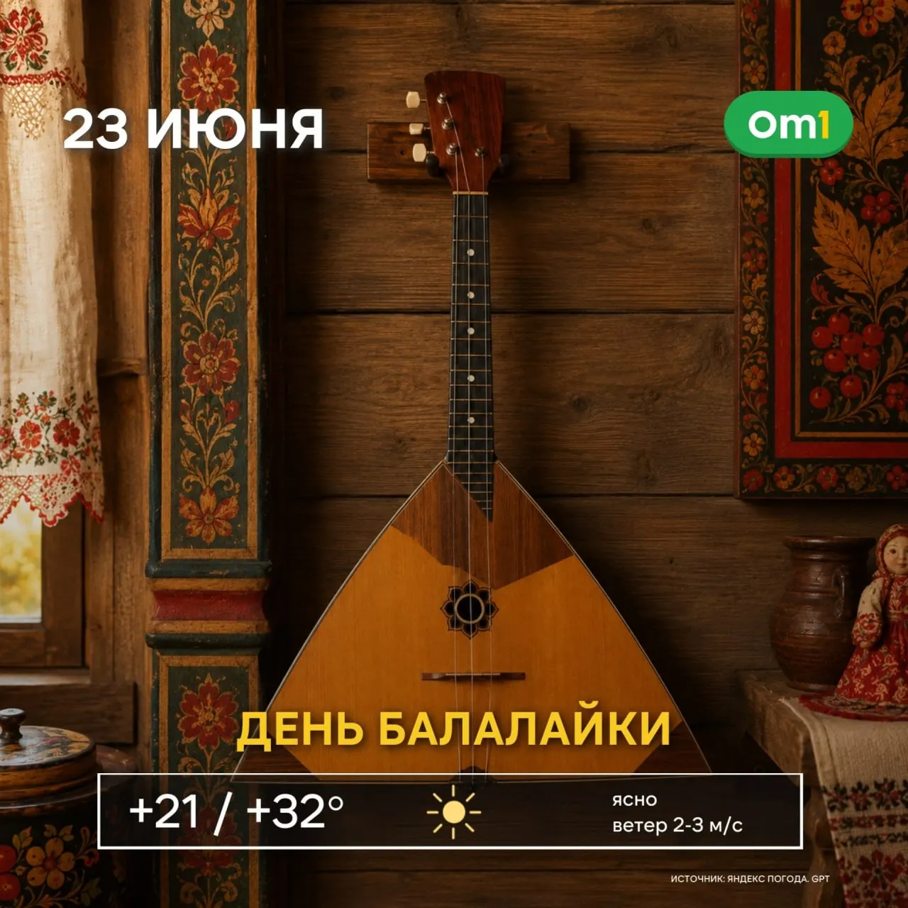 История балалайки от простого трёхструнного инструмента XVIII века до символа русской музыкальной традиции в современной культуре.