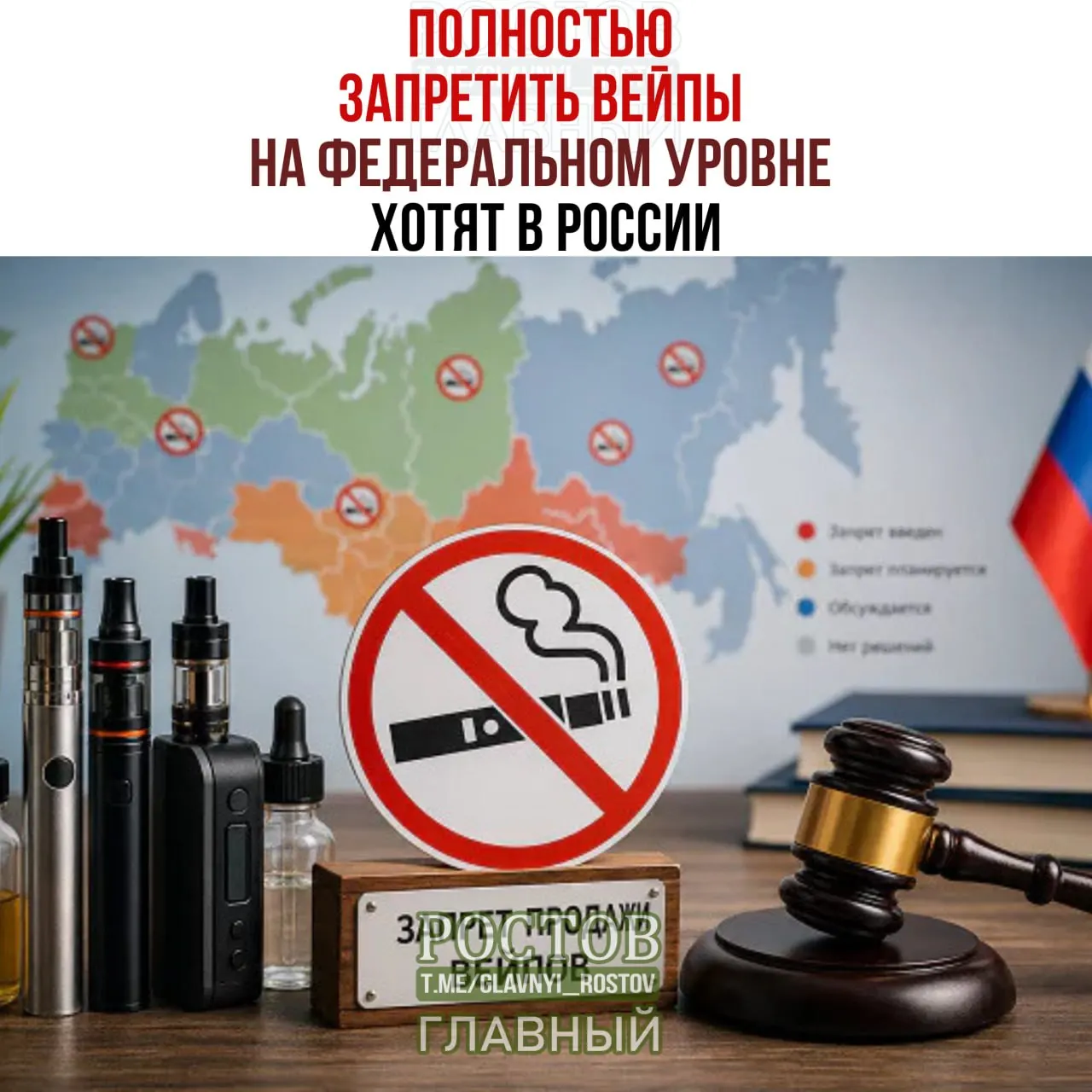 Правительство рассматривает предложение о полном запрете производства и продажи электронных сигарет; инициаторы связывают это с ростом онкологических заболеваний среди молодёжи.